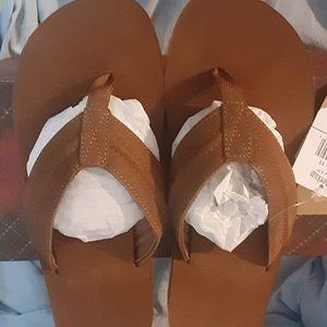 New Staheekum men’s leather flip flops 11